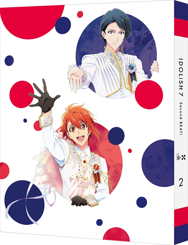 「アイドリッシュセブン Second BEAT!」Blu-ray / DVD2巻のスリーブケースビジュアル。