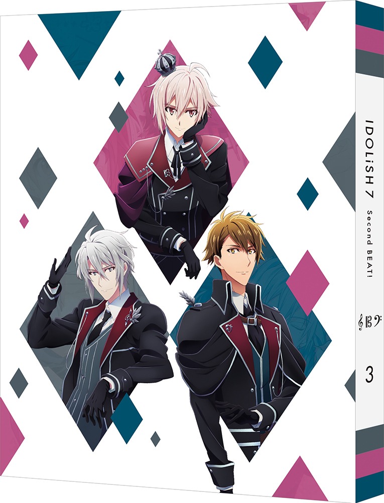 1月27日に発売される「アイドリッシュセブン Second BEAT!」Blu-ray / DVD3巻のスリーブケースビジュアル。 (c)BNOI/アイナナ製作委員会