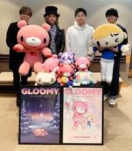 左から山寺宏一、森チャック、久保田雄大監督、花江夏樹。