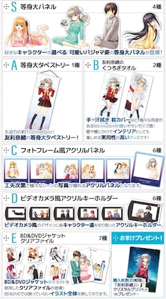 アニメ「Charlotte」のオンラインくじ、等身大のパネルやタペストリー 