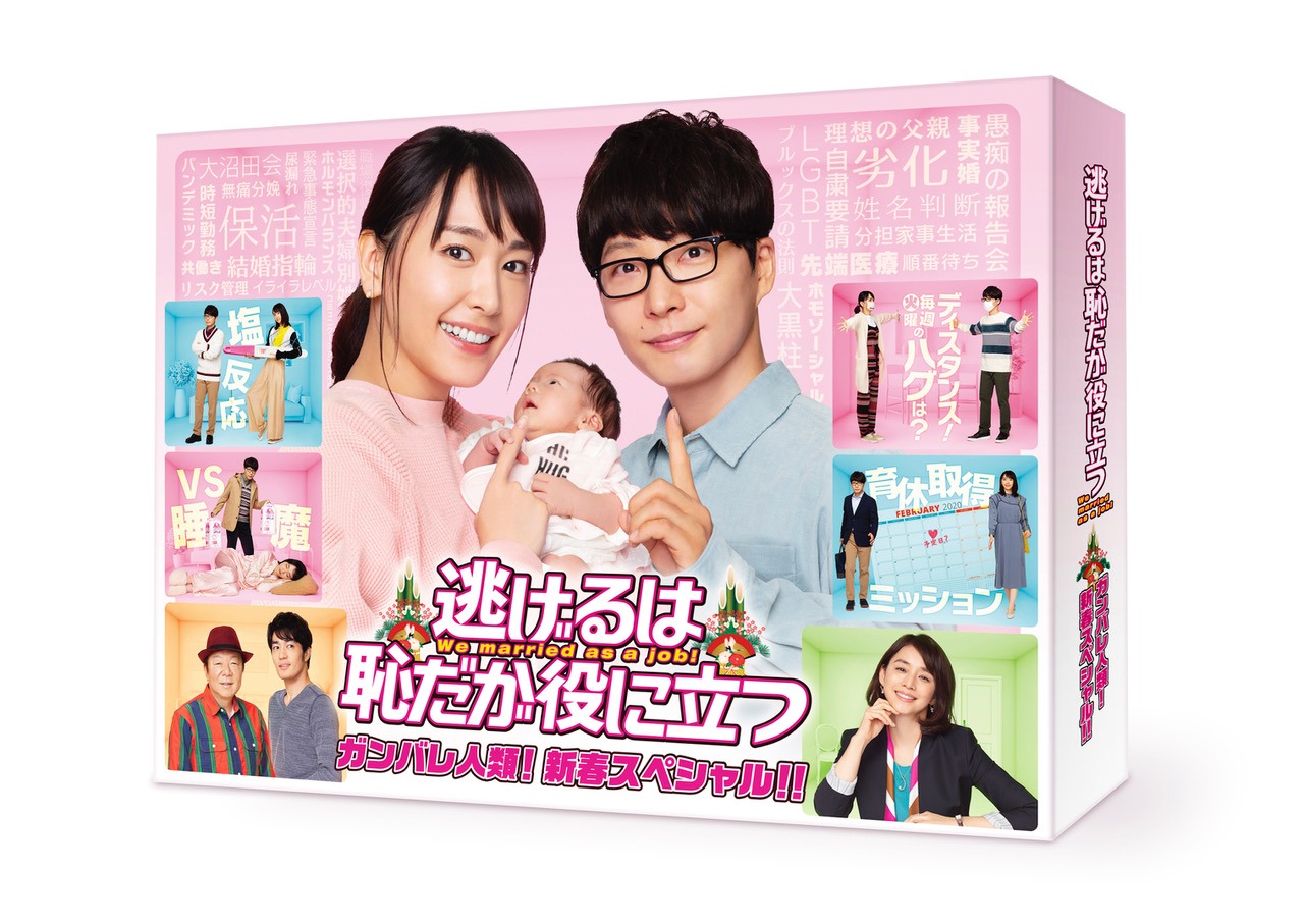 「逃げるは恥だが役に立つ ガンバレ人類！新春スペシャル!!」Blu-ray / DVDのイメージ。