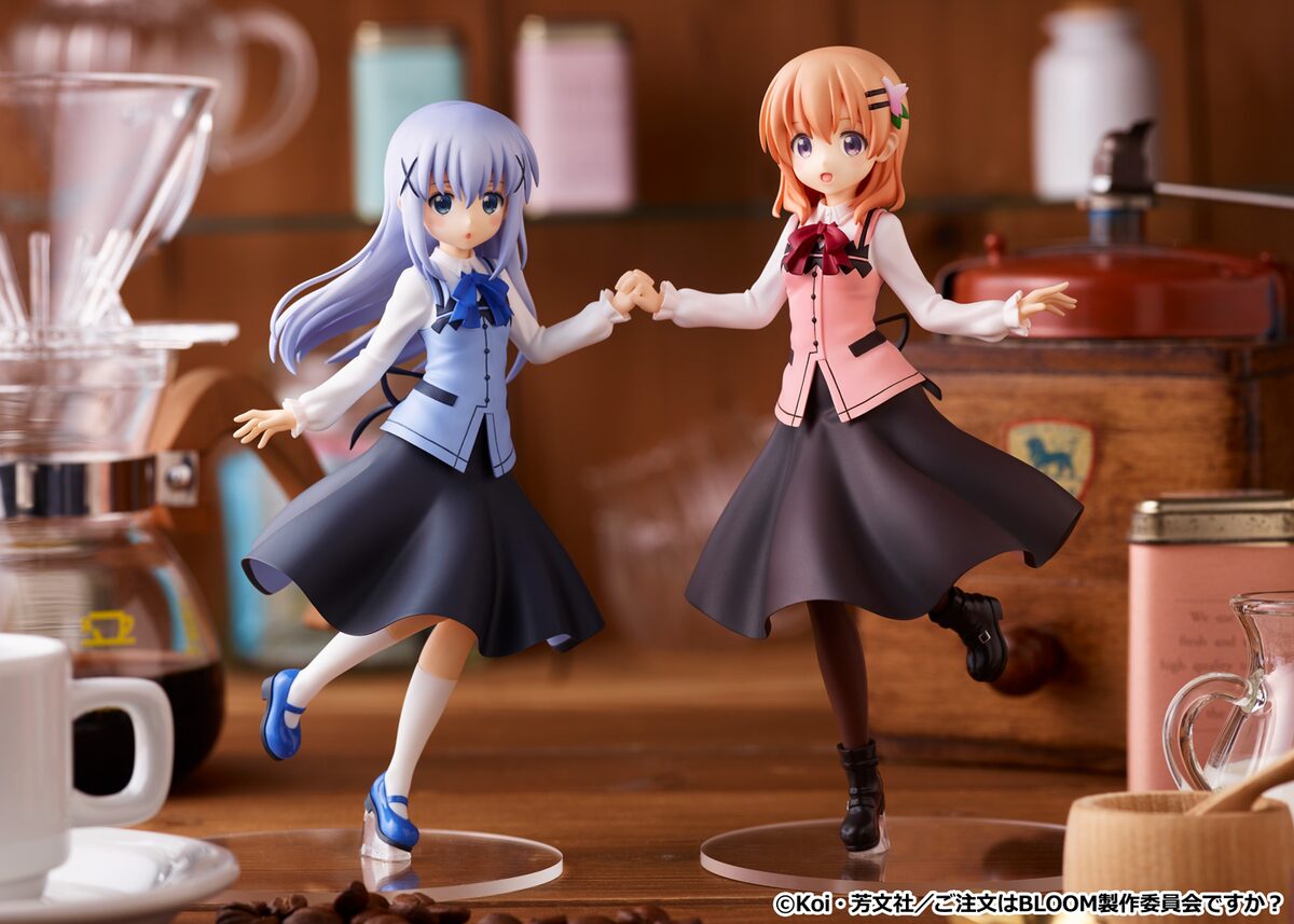 ご注文はうさぎですか ココア チノが仲良く手つなぎ 2体セットのフィギュア コミックナタリー