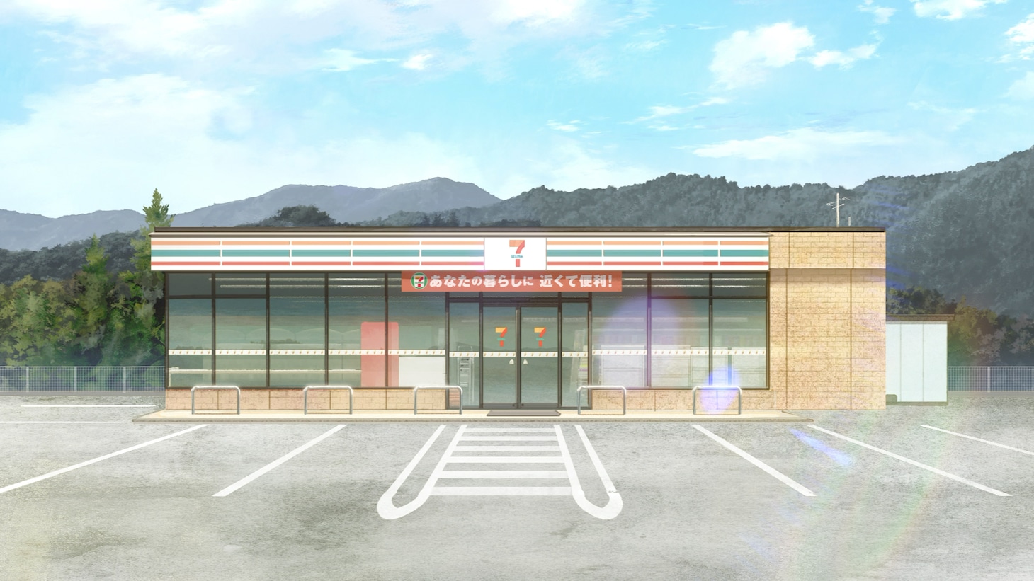 セブン-イレブンのオリジナルアニメCM「『ときめきは、すぐそばに。』編」より。