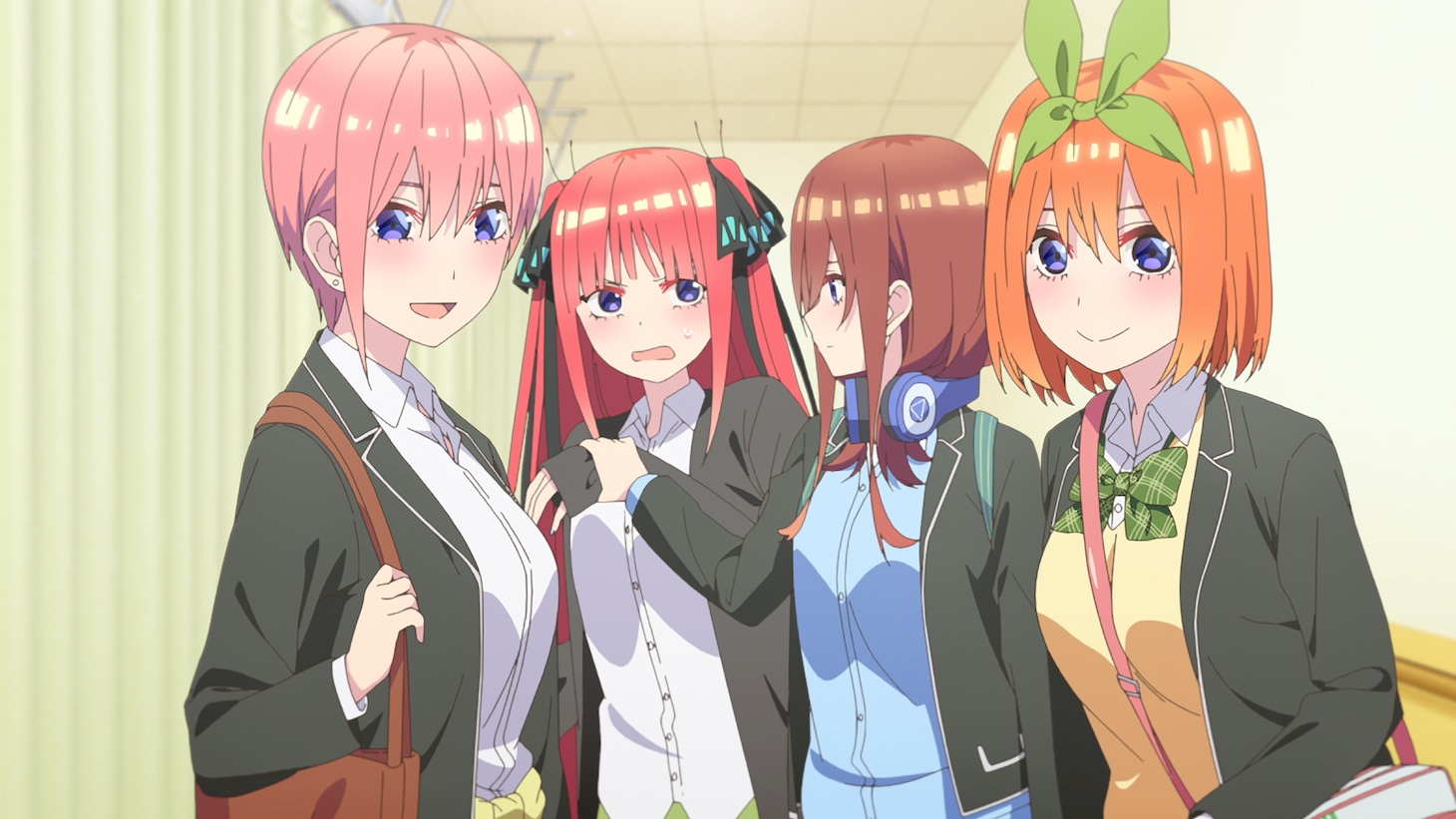 TVアニメ「五等分の花嫁∬」第1話より。