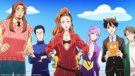 TVアニメ「天地創造デザイン部」第1話より。