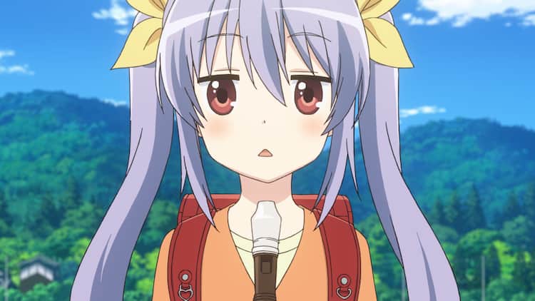 のんのんびより のんすとっぷ」第1話場面カット、れんげはドの音が 