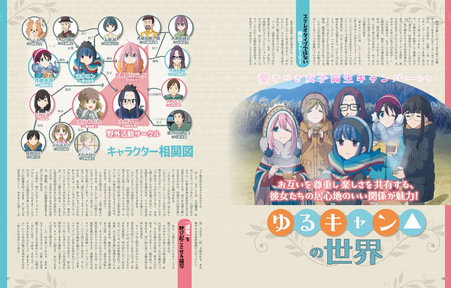 「ゆるキャン△大解剖」より。