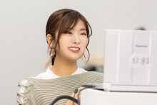 「キャストトーク付き第25話・第26話オンライン先行上映会」より、沼倉愛美。