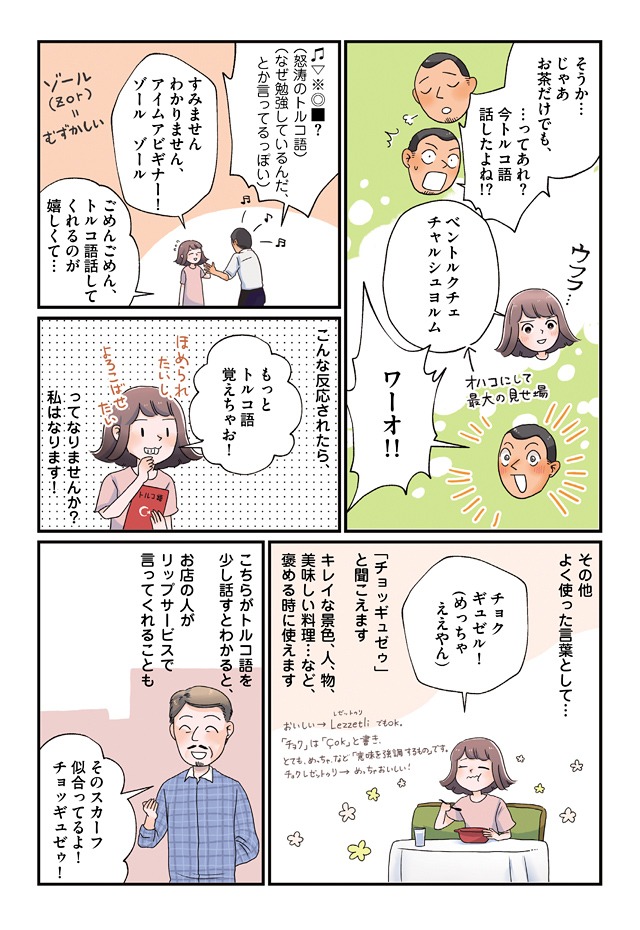 「トルコの人がみんな親切だった話」より。
