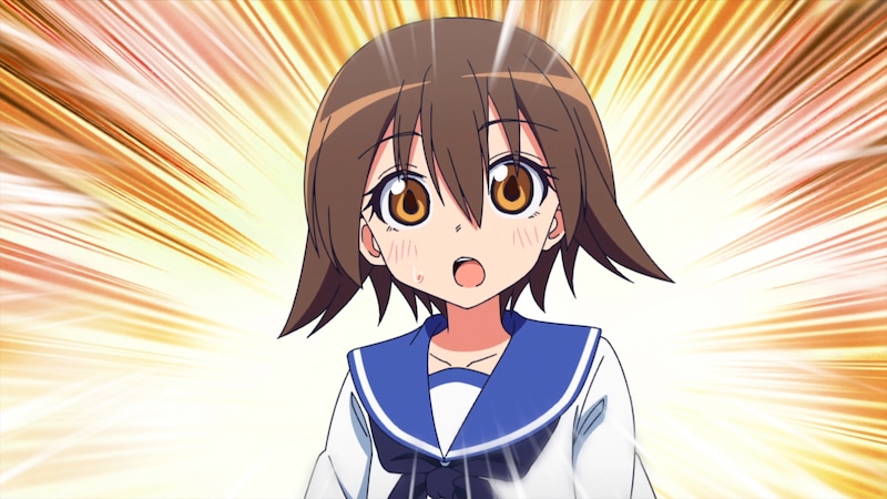 TVアニメ「ワールドウィッチーズ発進しますっ！」第1話の場面カット。