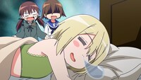 TVアニメ「ワールドウィッチーズ発進しますっ！」第1話の場面カット。