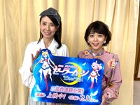 左から三石琴乃、福圓美里。