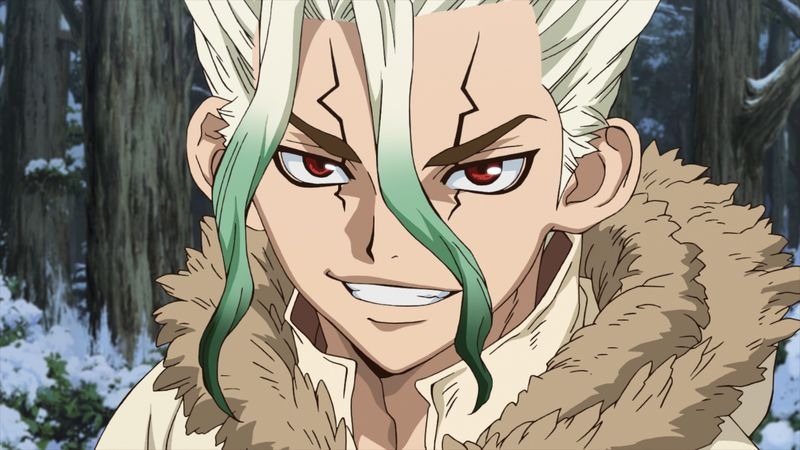 TVアニメ「Dr.STONE」第2期の第1話「STONE WARS BEGINNING」より。