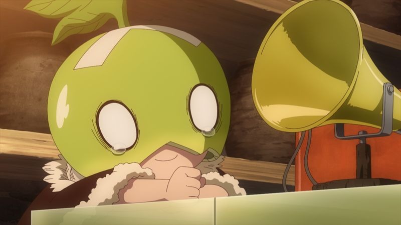 TVアニメ「Dr.STONE」第2期の第1話「STONE WARS BEGINNING」より。