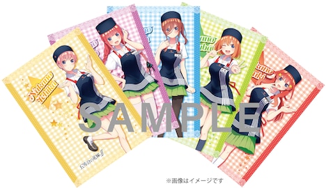 クリアファイルのサンプル画像。