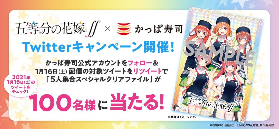 Twitterキャンペーンの詳細。