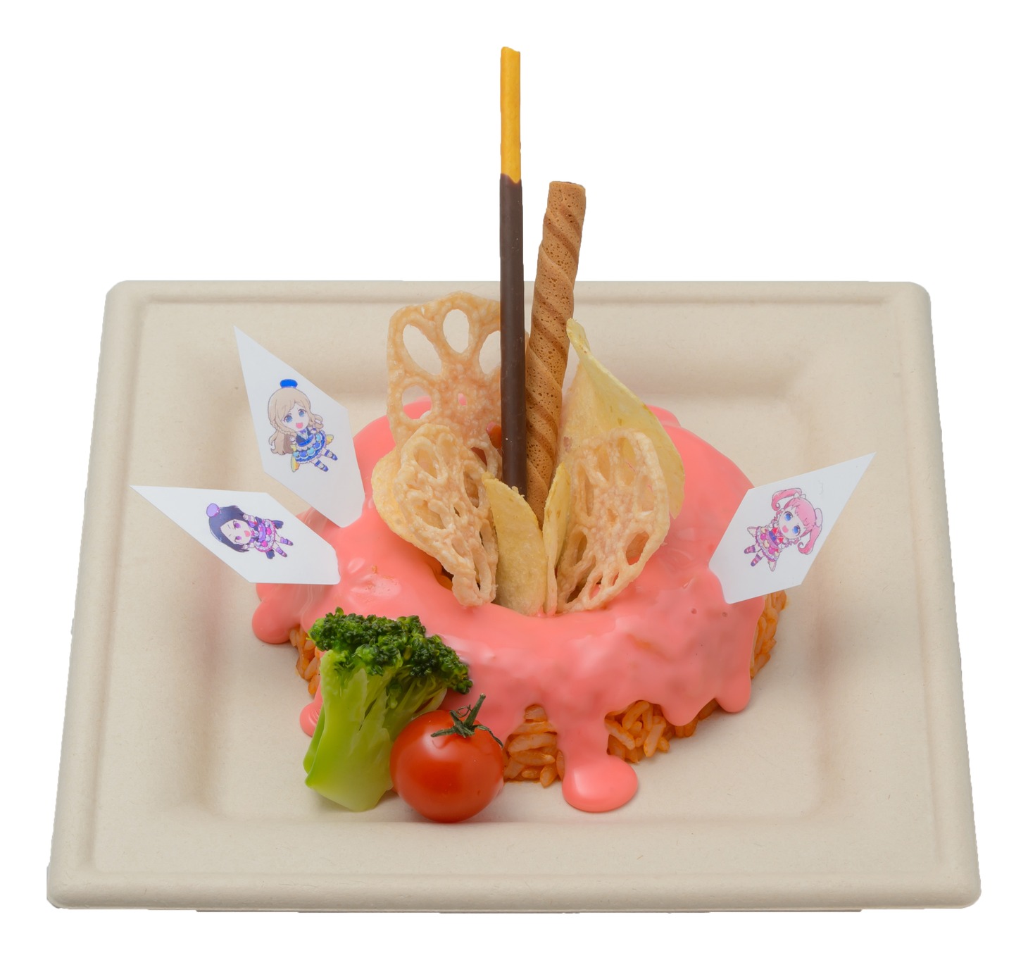「ひかり特製チーズチキンライス～デヴィとルゥのいたずら付きだぞ～」
