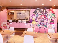 「メルティックスター in プリパラ」カフェの様子。