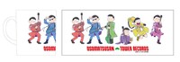 「おそ松さん × TOWER RECORDS マグカップ」とその絵柄。