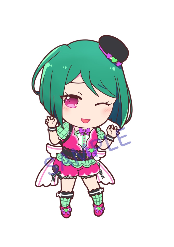 さらのミニキャライラスト。