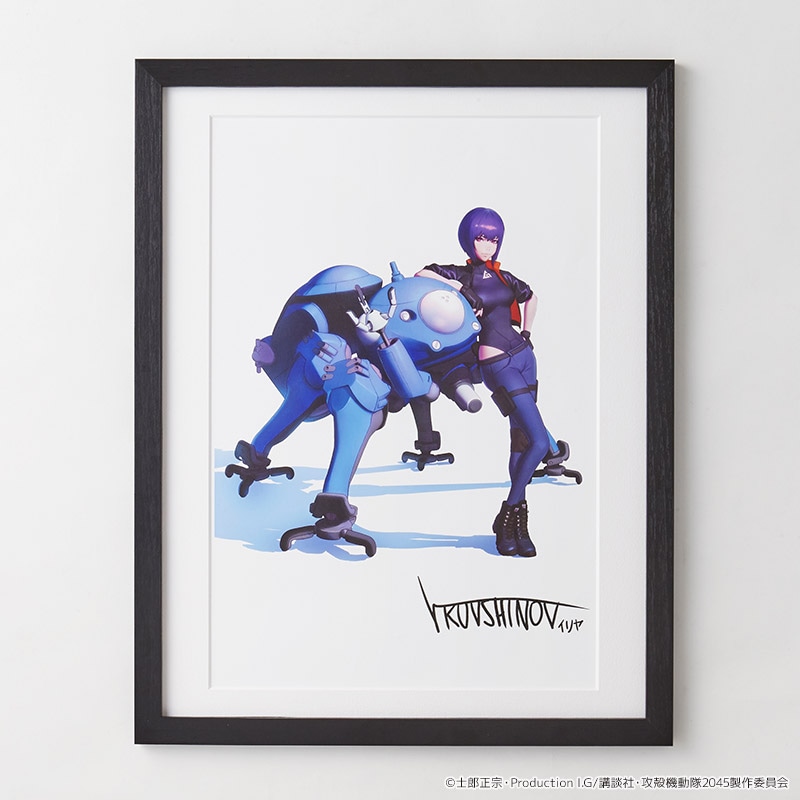 イリヤ・クブシノブの複製サイン入り複製原画。