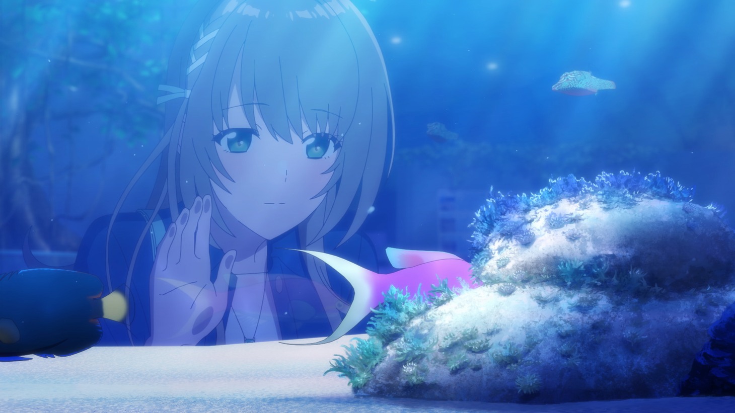 アニメ「白い砂のアクアトープ」ティザーPVより。
