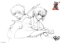 劇場アニメ「銀魂 THE FINAL」3週目入場者プレゼントイラスト。