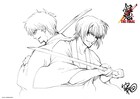 「銀魂 THE FINAL」3週目特典、銀さんと高杉が背中を合わせて共闘する原画公開