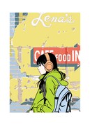 HMV&BOOKS onlineの特典の絵柄。江口寿史