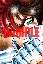 車田正美「聖闘士星矢」のポスター。