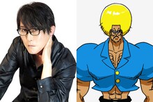 左から子安武人、ボボボーボ・ボーボボ。