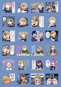 LINEスタンプ「ミシェル金剛@ロロッロ！」。