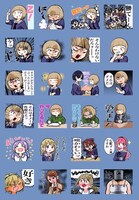 LINEスタンプ「ミシェル金剛@ロロッロ！」。