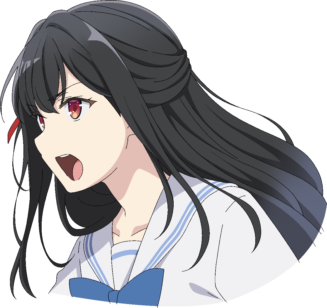 夏凪渚（CV：竹達彩奈） (c)二語十・うみぼうず/KADOKAWA/たんもし製作委員会