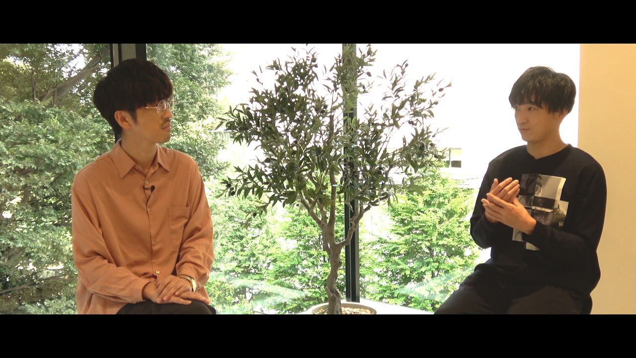 特典映像の対談より、櫻井孝宏と山下誠一郎。