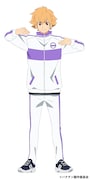 吾妻俊介役(CV:山下大輝)。シロ高男子新体操部の新人部員。高校1年生。千葉出身。実家はサーフショップ。夏は浜茶屋。幼い頃は水泳やサーフィンをしていたが、映画やテレビのヒーローのアクロバットな動きに憧れて、中学の頃から新体操に目覚める。(c)バクテン製作委員会