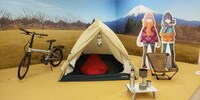 「ゆるキャン△ポップアップショップ あみあみ高原キャンプ場」の様子。