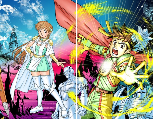 「ドラゴンクエスト ダイの大冒険 新装彩録版」11巻、12巻のカバーイラスト。(c)三条陸、稲田浩司/集英社 (c)SQUARE ENIX CO., LT