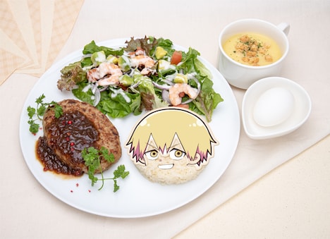 「ラムネのハンバーグプレート」