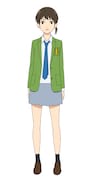 小紫沙織(CV:酒井美沙乃) (c)新川直司・講談社/さよなら私のクラマー製作委員会