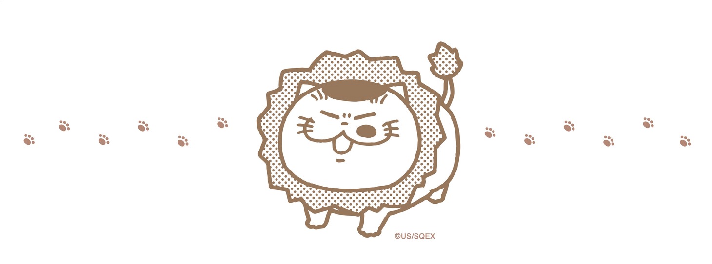「おじさまと猫」ステンレスサーモタンブラーのデザイン。