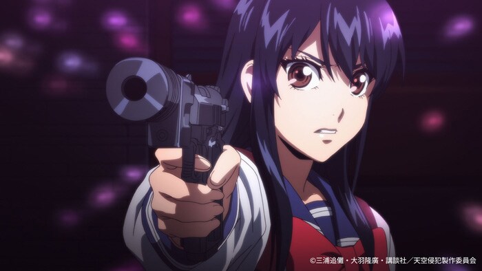 アニメ「天空侵犯」場面カット (c)三浦追儺・大羽隆廣・講談社／天空侵犯製作委員会