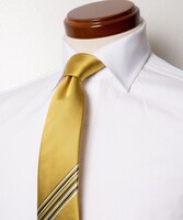 「零号機 綾波レイ シリーズ」パネル柄ネクタイの着用イメージ。