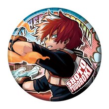 「コレクション缶バッジ ヒロアカ展KV Ver.」 (c)堀越耕平/集英社