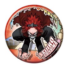 「コレクション缶バッジ ヒロアカ展KV Ver.」 (c)堀越耕平/集英社