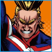 オールマイト（CV：三宅健太）による音声ガイドのイメージビジュアル。  (c)堀越耕平/集英社