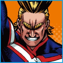 オールマイト（CV：三宅健太）による音声ガイドのイメージビジュアル。  (c)堀越耕平/集英社