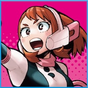 麗日お茶子（CV：佐倉綾音）による音声ガイドのイメージビジュアル。  (c)堀越耕平/集英社