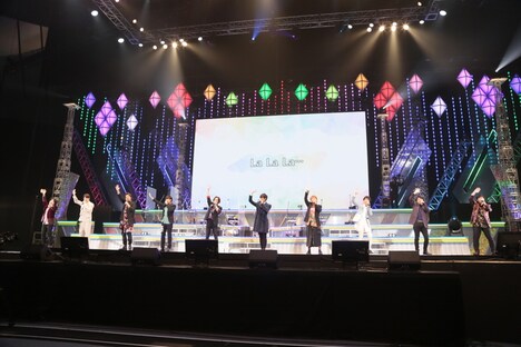 「アイドリッシュセブン 5th Anniversary Event "/BEGINNING NEXT"」公演2日目の様子。