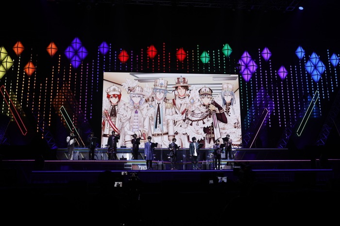 「アイドリッシュセブン 5th Anniversary Event "/BEGINNING NEXT"」公演1日目より、朗読劇の様子。